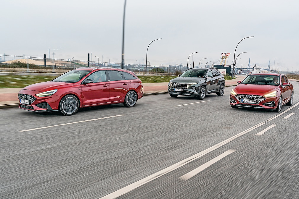 Hyundai i30 Fastback 1.5 T-GDI Hyundai i30 Kombi 1.5 T-GDI Hyundai Tucson 1.6 T-GDI 4WD