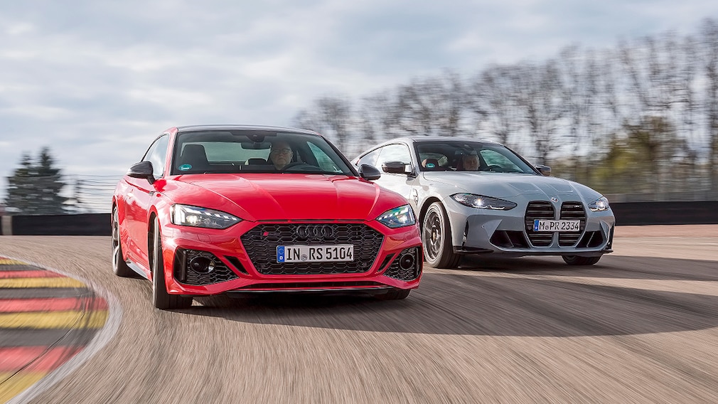Audi RS 5 Coupé competition plus BMW M4 Coupé