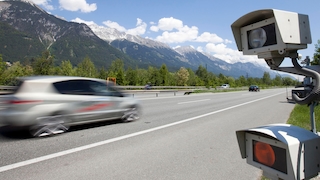 Blitzer an der A12 bei Innsbruck