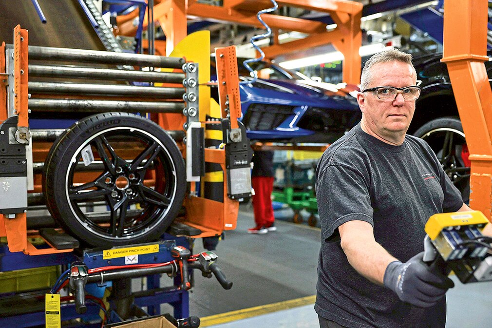 Corvette Herstellung in Chevrolet Firma