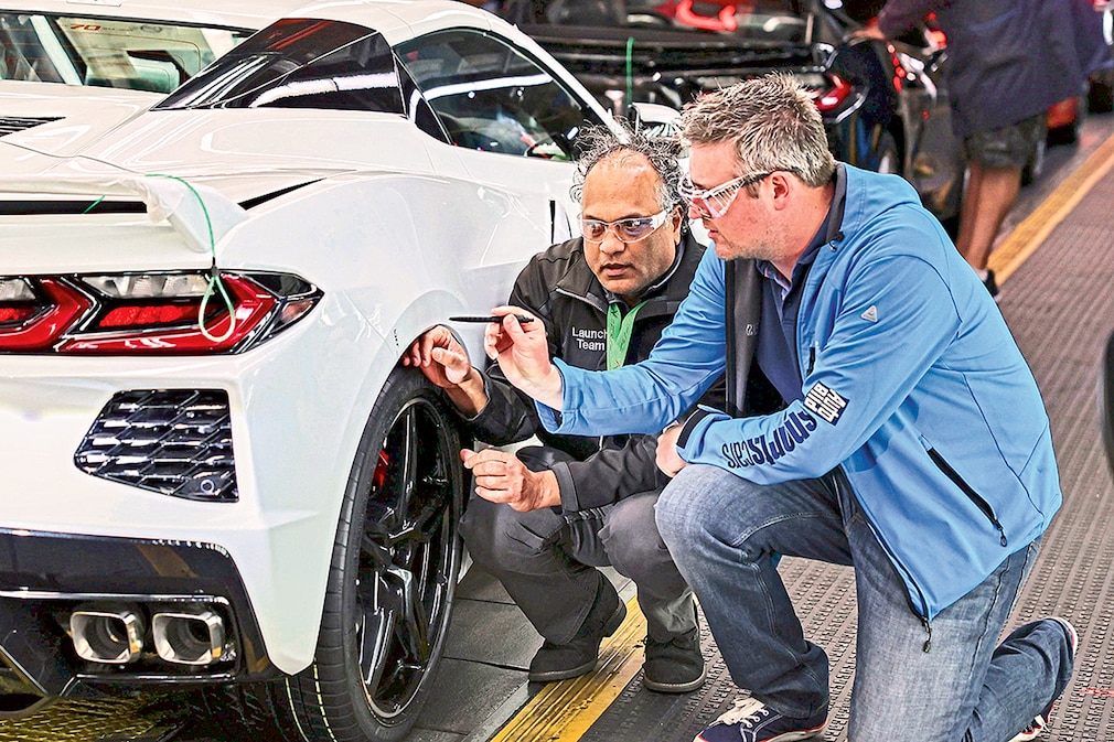 Corvette Herstellung in Chevrolet Firma
