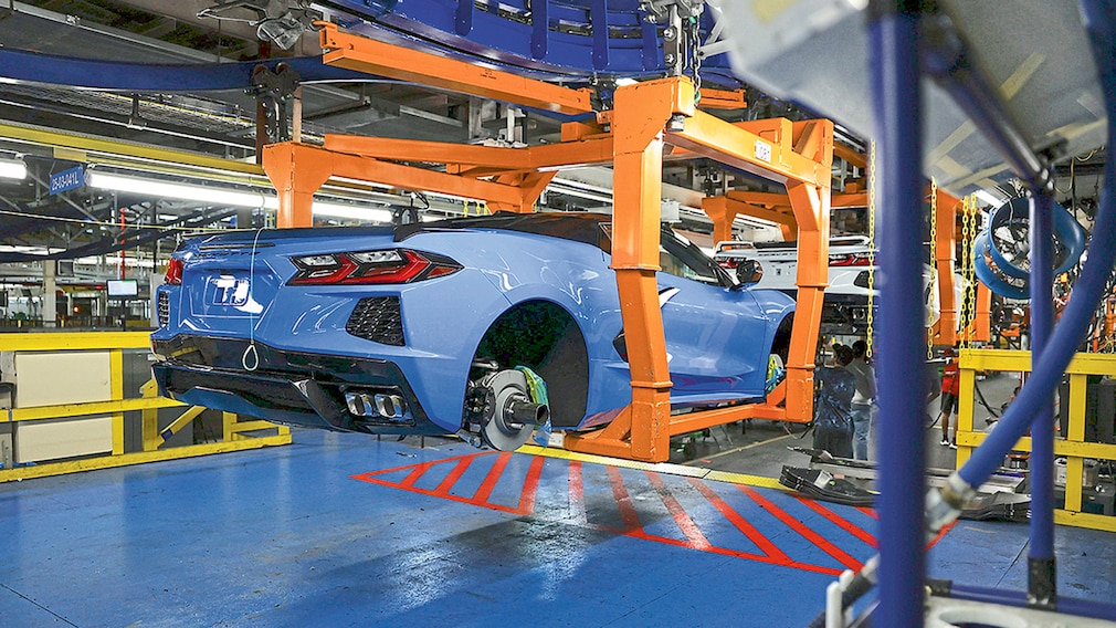 Corvette Herstellung in Chevrolet Firma