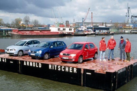 Seat Ibiza gegen Skoda Fabia und VW Polo Seat Ibiza gegen Skoda Fabia und VW Polo