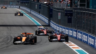 McLaren und Ferrari in Miami