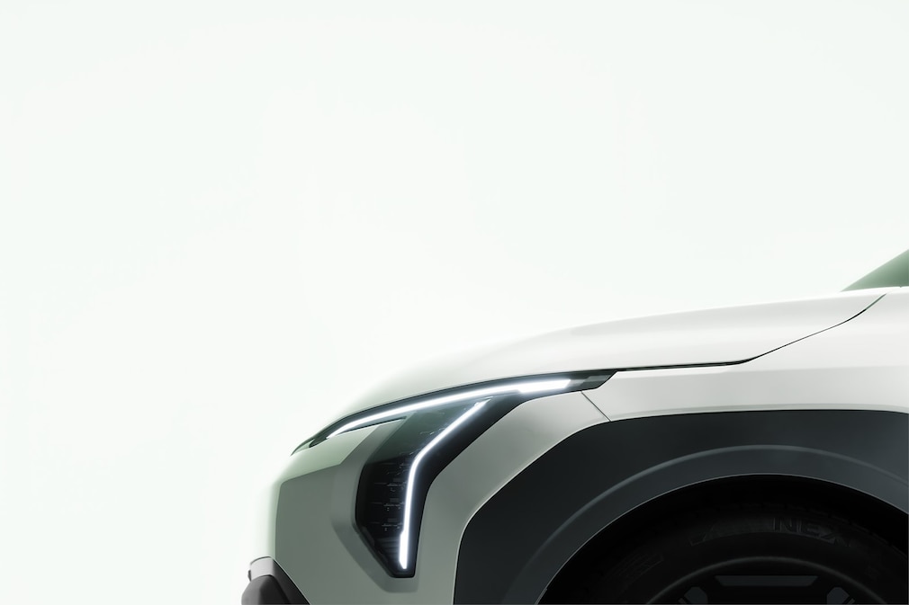 Die Front des Kia EV3
