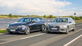 Audi A6 Avant 40 TDI quattro Mercedes E 220 d 4Matic T-Modell