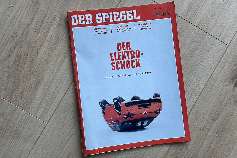 SPIEGEL-Titel: Der Elektro-Schock: Deutschland verzweifelt am E-Auto