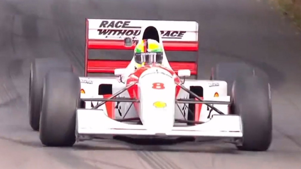 Vettel im McLaren MP4/8