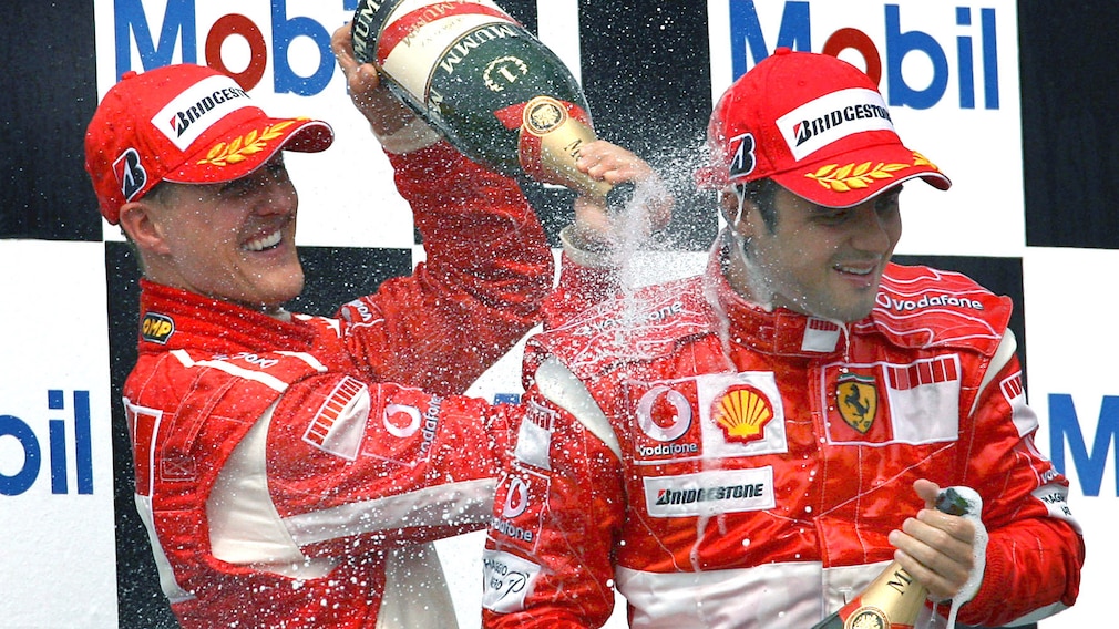 Michael Schumacher und Felipe Massa