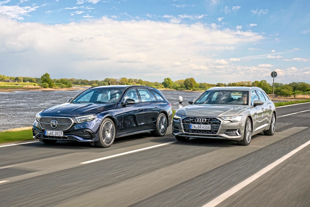 Audi A6 Avant 40 TDI quattro Mercedes E 220 d 4Matic T-Modell
