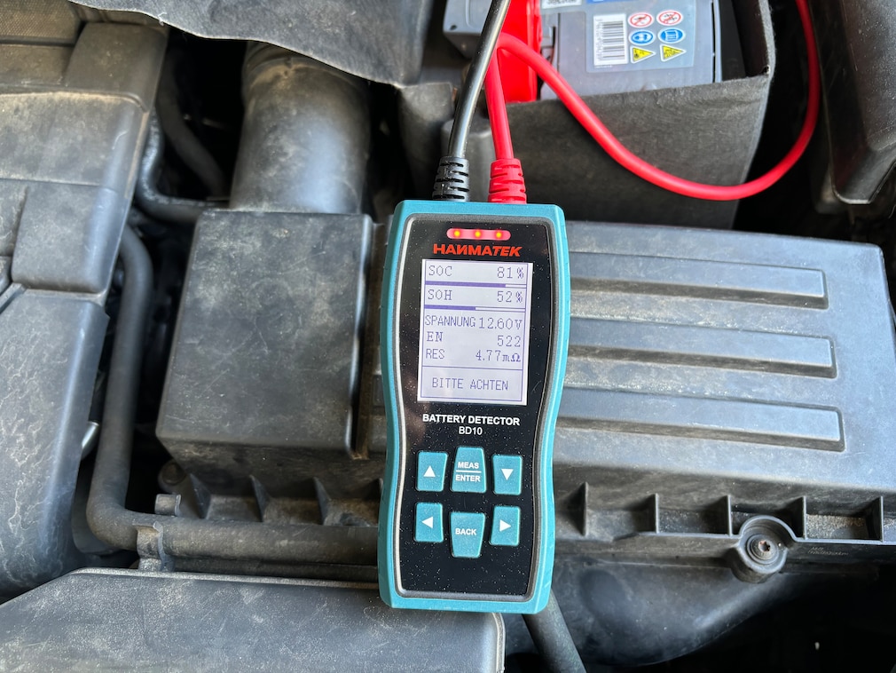 Batterietester-Test