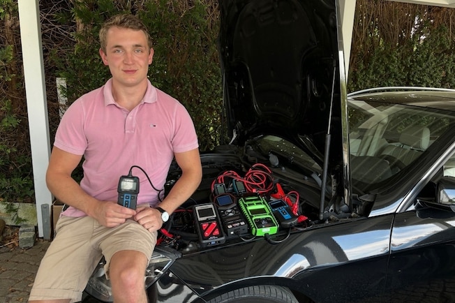 Batterietester-Test