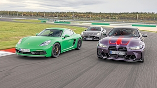 BMW M4 Competition   Porsche 718 Cayman GTS 4.0   Maserati GT Trofeo