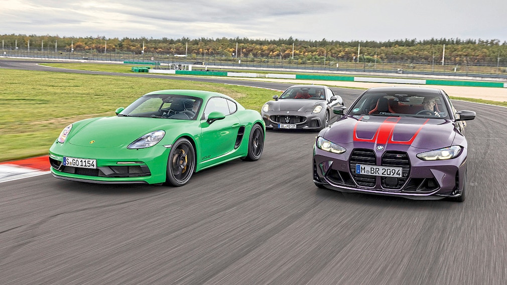 BMW M4 Competition   Porsche 718 Cayman GTS 4.0   Maserati GT Trofeo