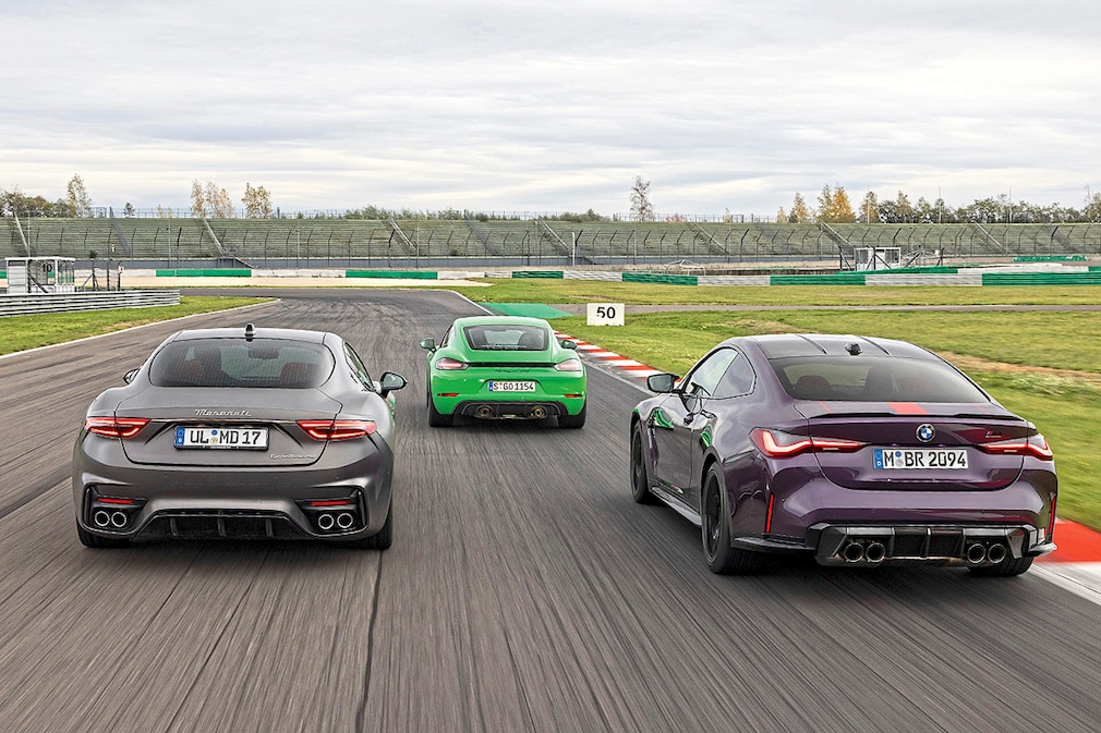 BMW M4 Competition   Porsche 718 Cayman GTS 4.0   Maserati GT Trofeo