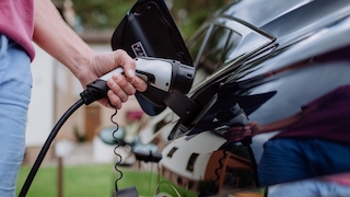 E-Auto beim Laden