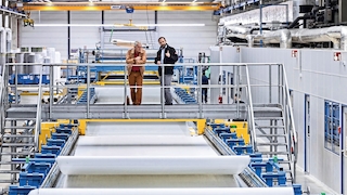 Herstellung von GFK-Platten