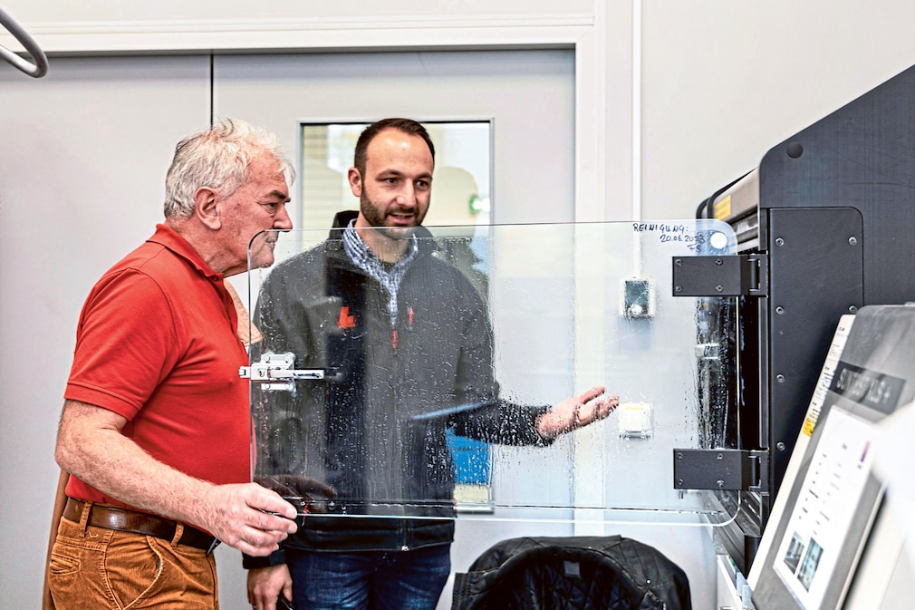 Herstellung von GFK-Platten