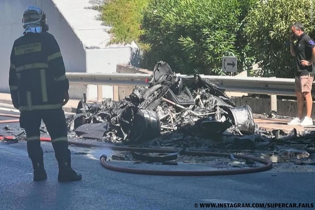 Koenigsegg Jesko (2024) ausgebrannt