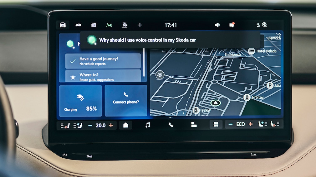 Skoda verbessert Sprachassistentin "Laura" mit ChatGPT