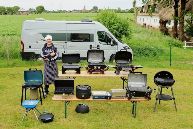 Camping-Gasgrills: Test