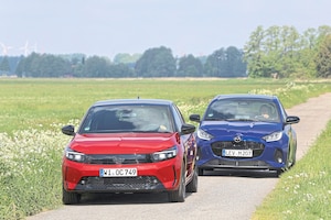 Mazda2 Hybrid Opel Corsa 1.2 Turbo Hybrid 48V