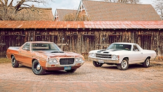 CHEVY EL CAMINO SS FORD RANCHERO GT