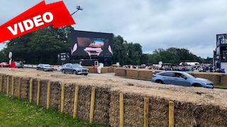 Autos auf der Goodwood Strecke