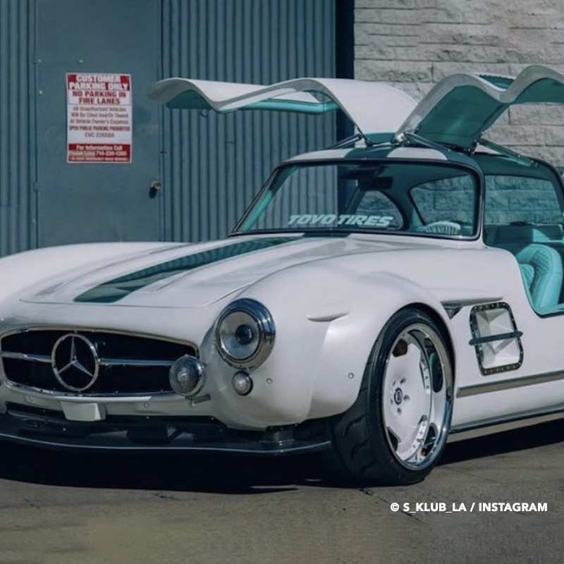 Tesla Model 3 im Stil eines Mercedes 300 SL AUTO BILD