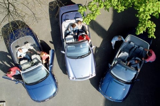 Audi A4 Cabrio, Mercedes CLK, BMW 320 Ci