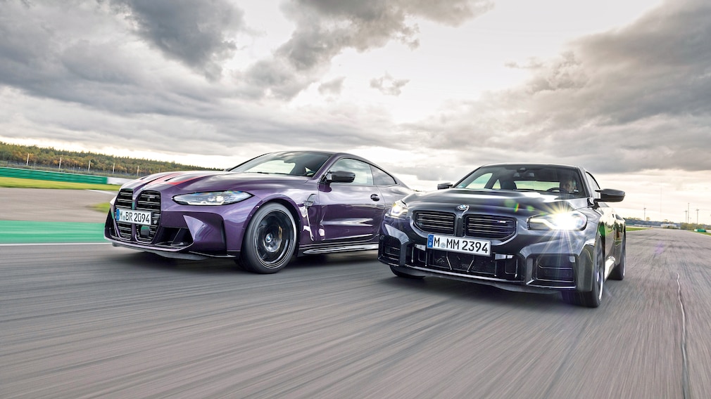 BMW M4 Competition versus BMW M2: Vergleichstest - AUTO BILD