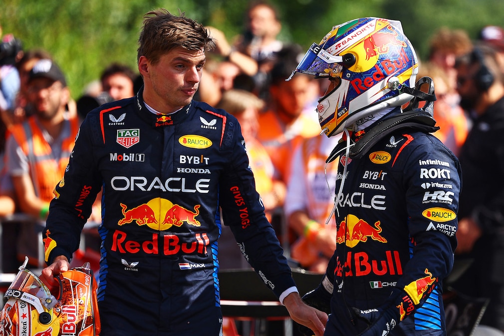 Max Verstappen und Sergio Pérez