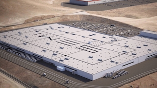 Tesla Gigafactory in Nevada Designentwurf