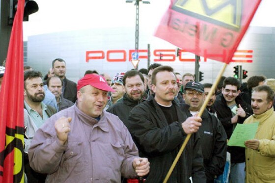 Streik bei DaimlerChrysler, Audi, Porsche