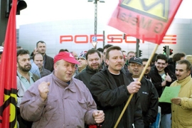 Streik bei DaimlerChrysler, Audi, Porsche