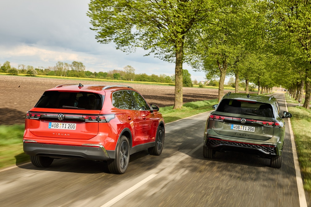 VW Tiguan 1.5 eTSI DSG VW Tiguan 2.0 TDI DSG
