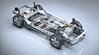 Batteriezustand - Mazda MX 30 Elektroauto Plattform Akku Modell 2020