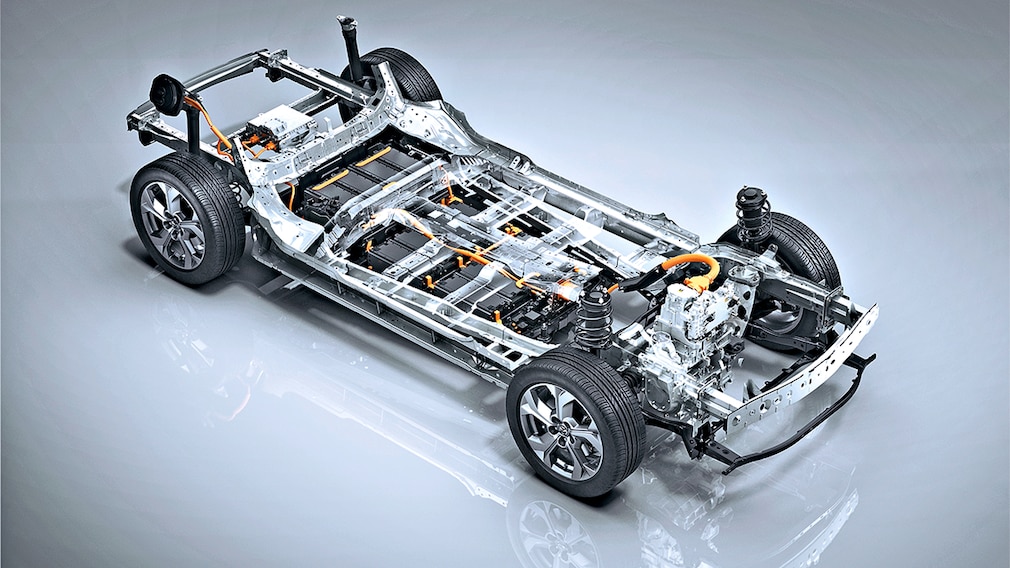 Batteriezustand - Mazda MX 30 Elektroauto Plattform Akku Modell 2020