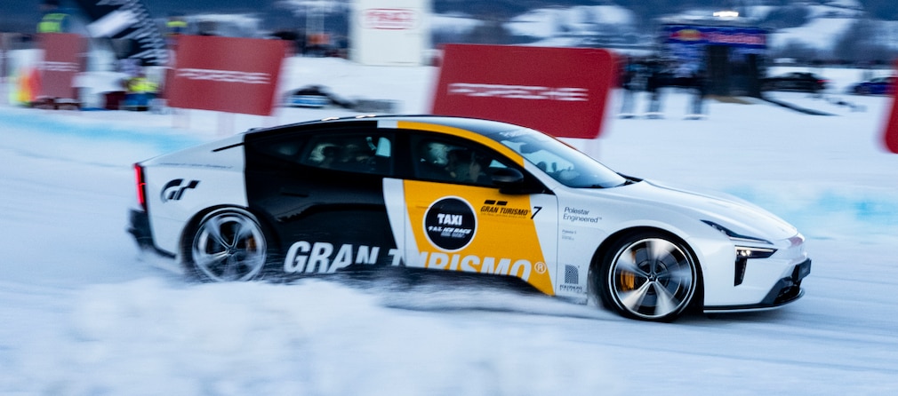 Polestar 5 beim FAT Ice Race