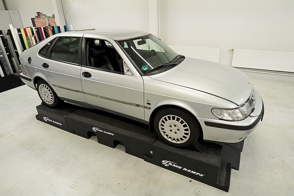 Lackfolierung Saab 9-3