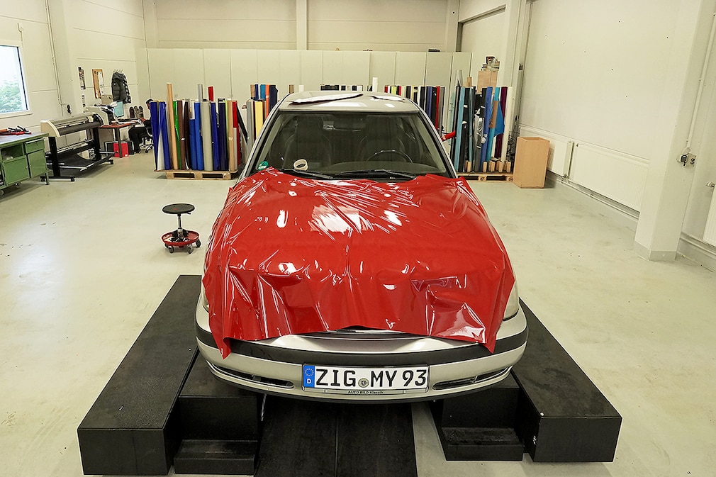 Lackfolierung Saab 9-3