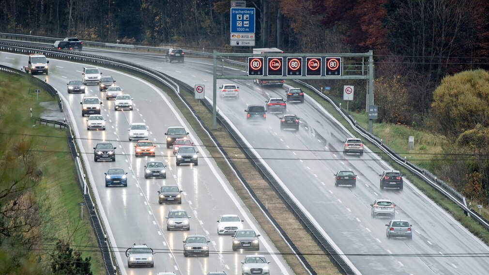 Autobahn A8 in Bayern