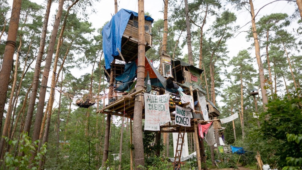 Tesla-Protestcamp Grünheide