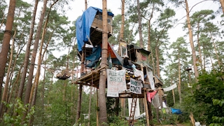 Tesla-Protestcamp Grünheide