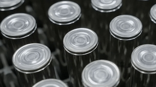 LFP-Akku von Panasonic (Lithium-Eisenphosphat-Basis)