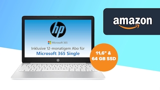 Amazon-Angebot: Handliches HP-Notebook mit Office 365 für nur 169 Euro