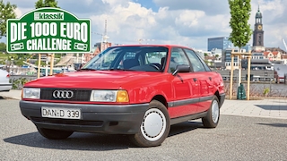 Auftakt 1000-Euro-Challenge Audi 80