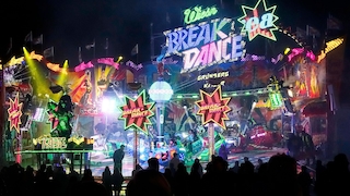 Oktoberfest / Wiesn in München bei Nacht, 2022