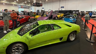 Lamborghini-Trio: Diablo, Diablo SE30 Jota und Murcielago Techno Classica Essen