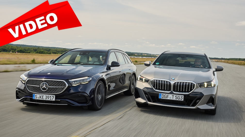 BMW 520d xDrive Touring   Mercedes E 220 d 4Matic T-Modell